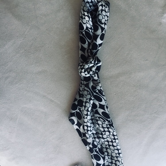 Silk Coach silk rectangular scarf - Picture 5 of 5